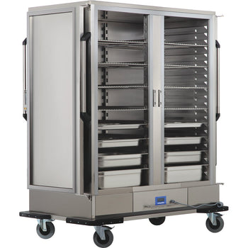 Double Hot Banquet Trolley 11+11GN 2/1-100 / Ozti