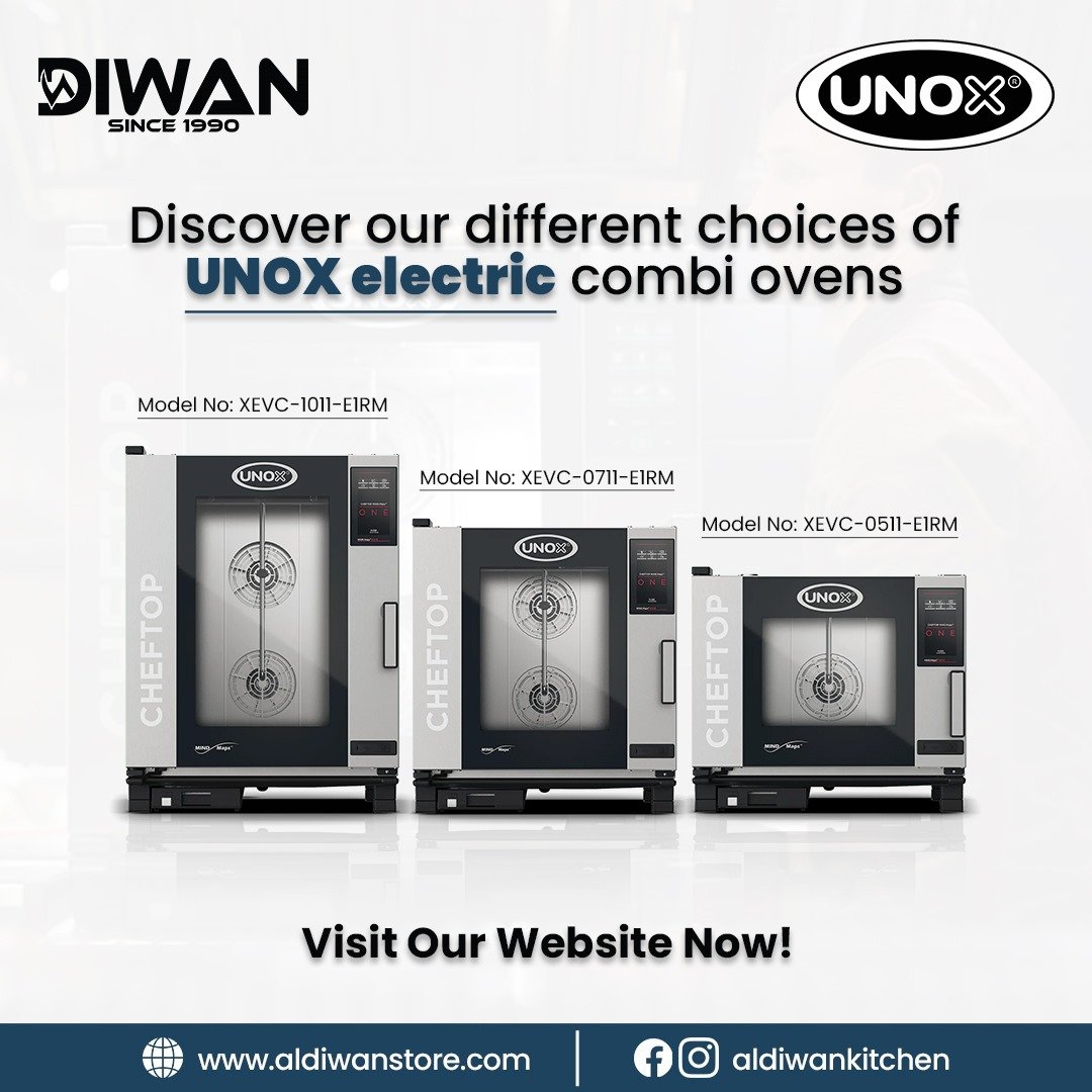 UNOX Combi Ovens 1/1 Electric & Gas CHEF TOP