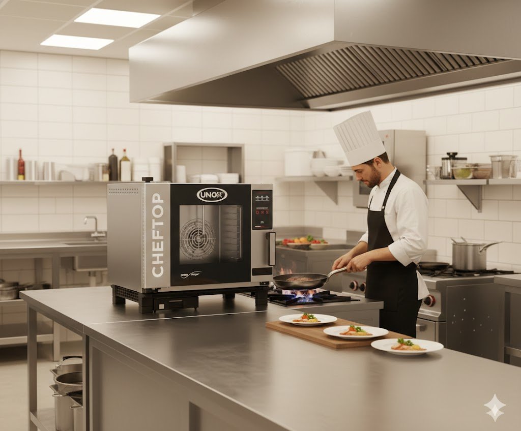 Electric Combi Oven 5 GN - aldiwanstore UAE