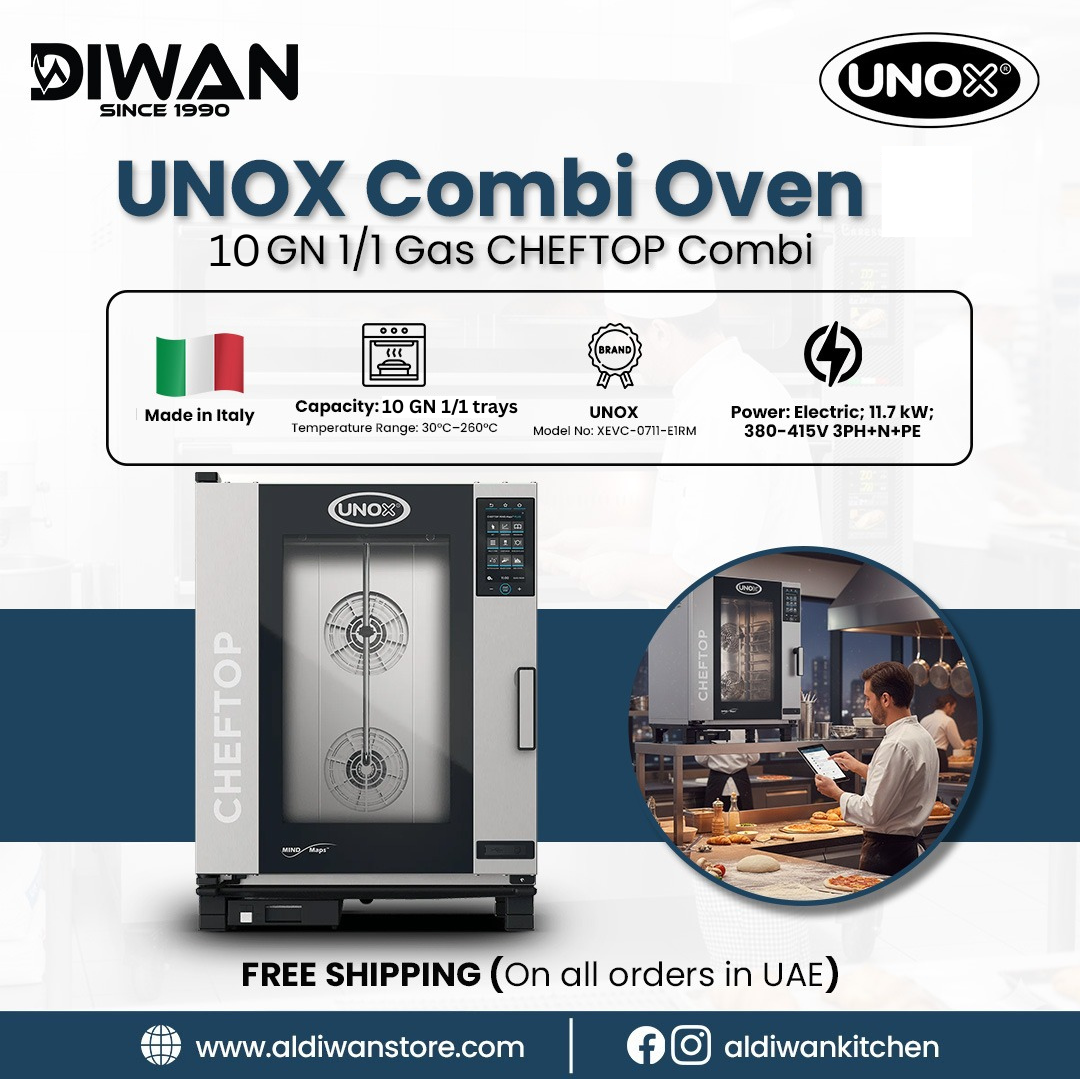 Electric Combi Oven 10 GN - aldiwanstore UAE