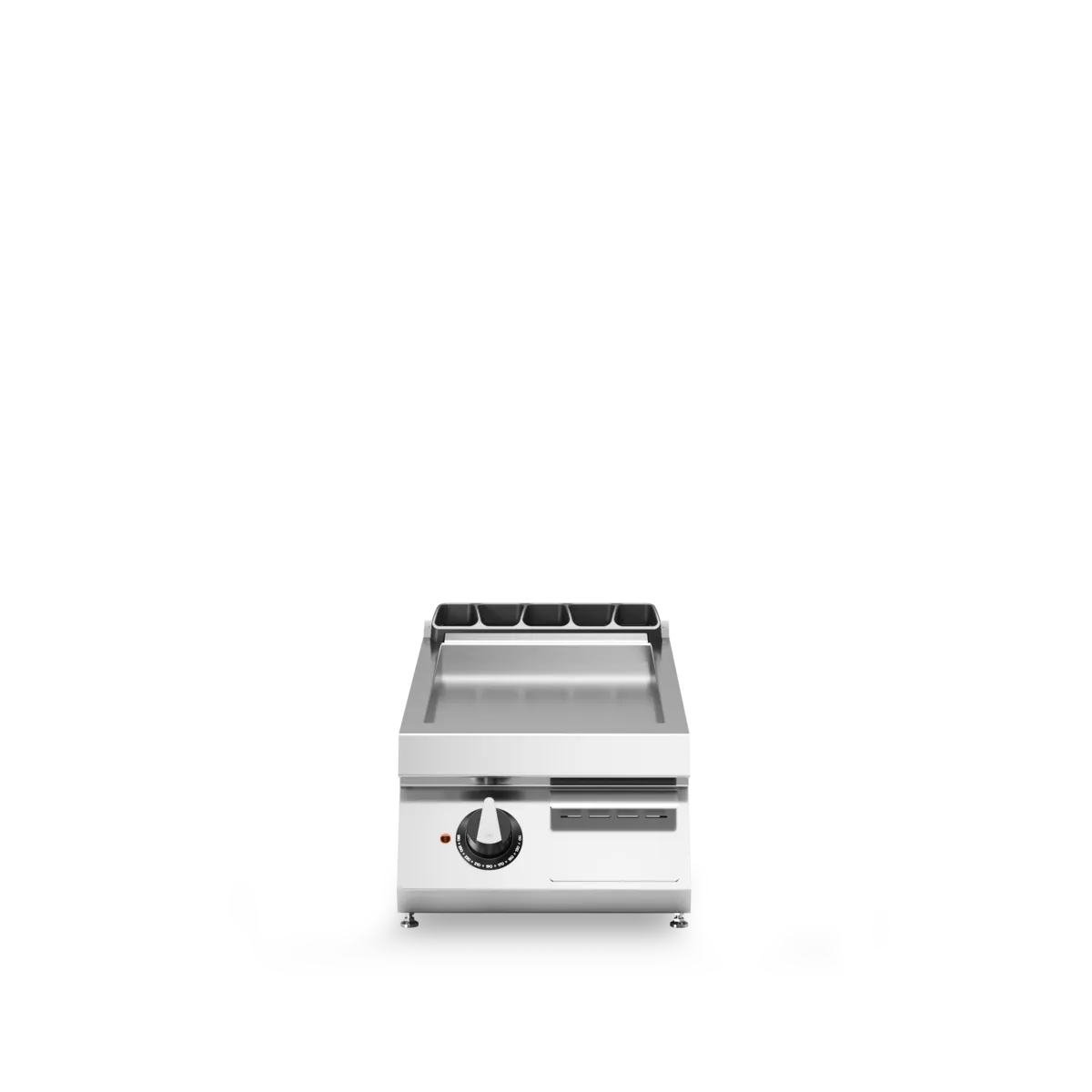 Electric Grill Smooth Plate 5.4kW Stainless Steel Top Version Made in Italy