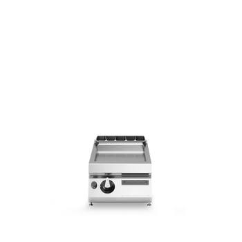 Gas Grill Smooth Plate Table Top 6kW Stainless Steel - Modular Made in Italy