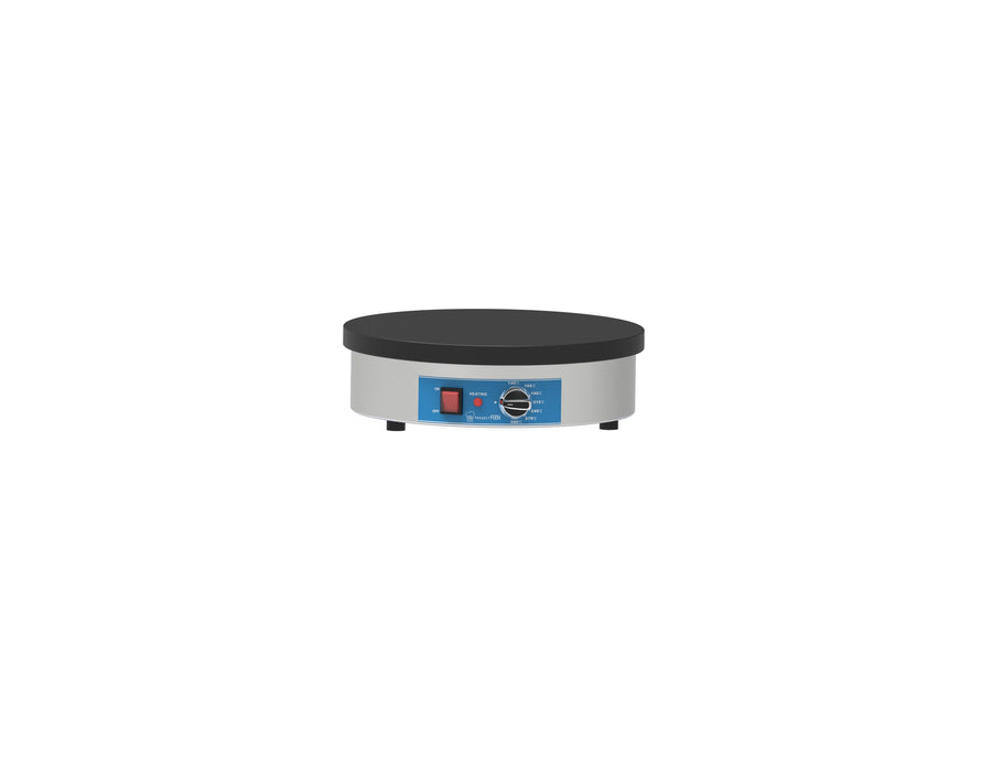 PRO Crepe / Griddle Plate Round Shaped Single Stainless Steel - Project Food