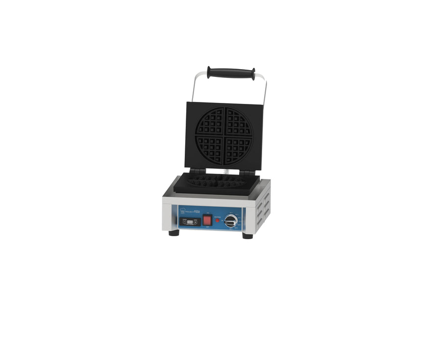 Belgium Waffle Open 90° Single Circular 1/4 Stainless Steel - Project Food