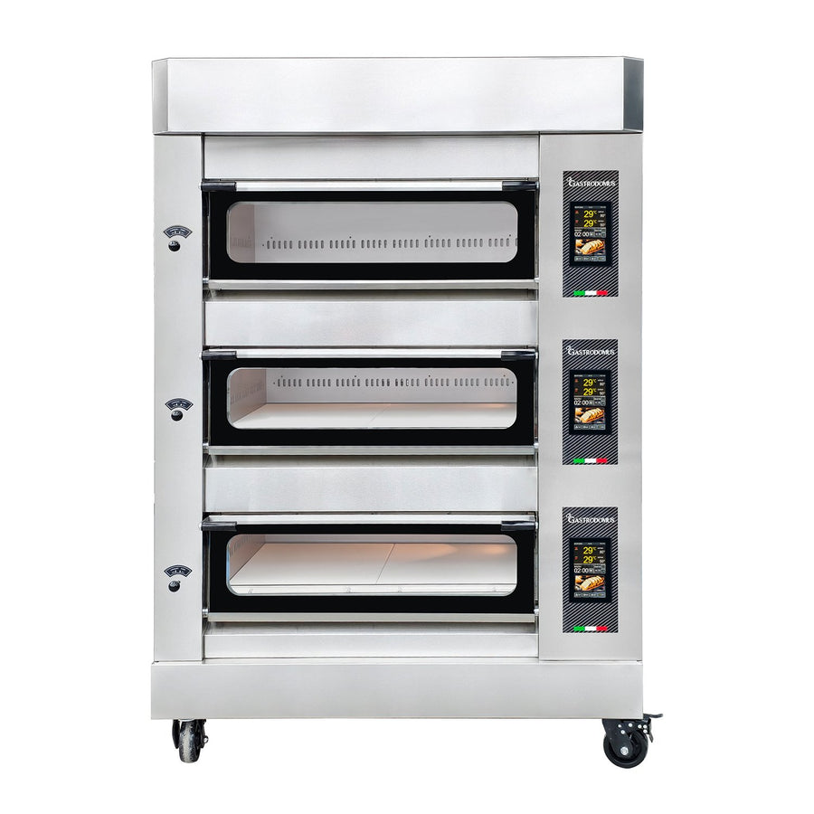Gas Oven 3 Deck 6 Trays (Touchscreen Control)