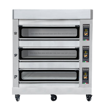 Gas Oven 3 Deck 9 Trays (Touchscreen Control)
