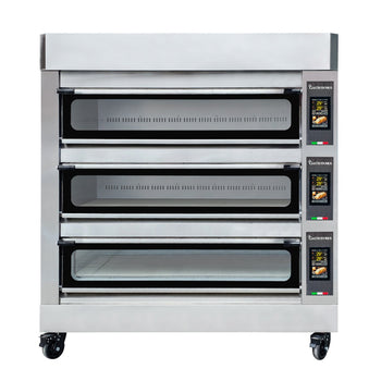Electric Oven 3 Deck 6 Trays with Steam Function (Touchscreen Control)