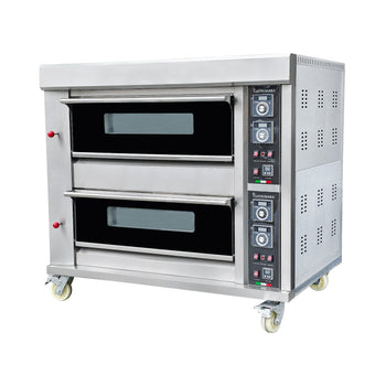 Gas Deck Oven 2 Deck 4 Trays