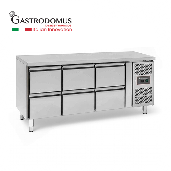 Work Top Chiller 6 Drawers TAV3160T2 - Gastrodomus