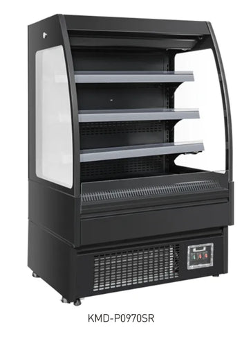 Beverage Showcase - Black Color - 90 cm