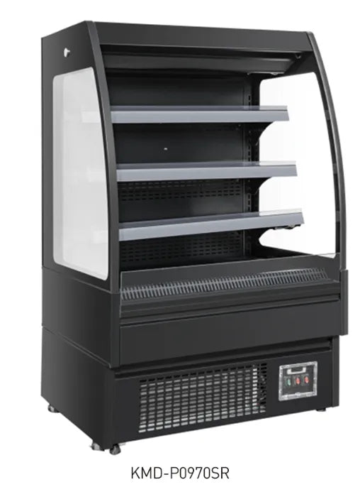 Beverage Showcase - Black Color - 90 cm
