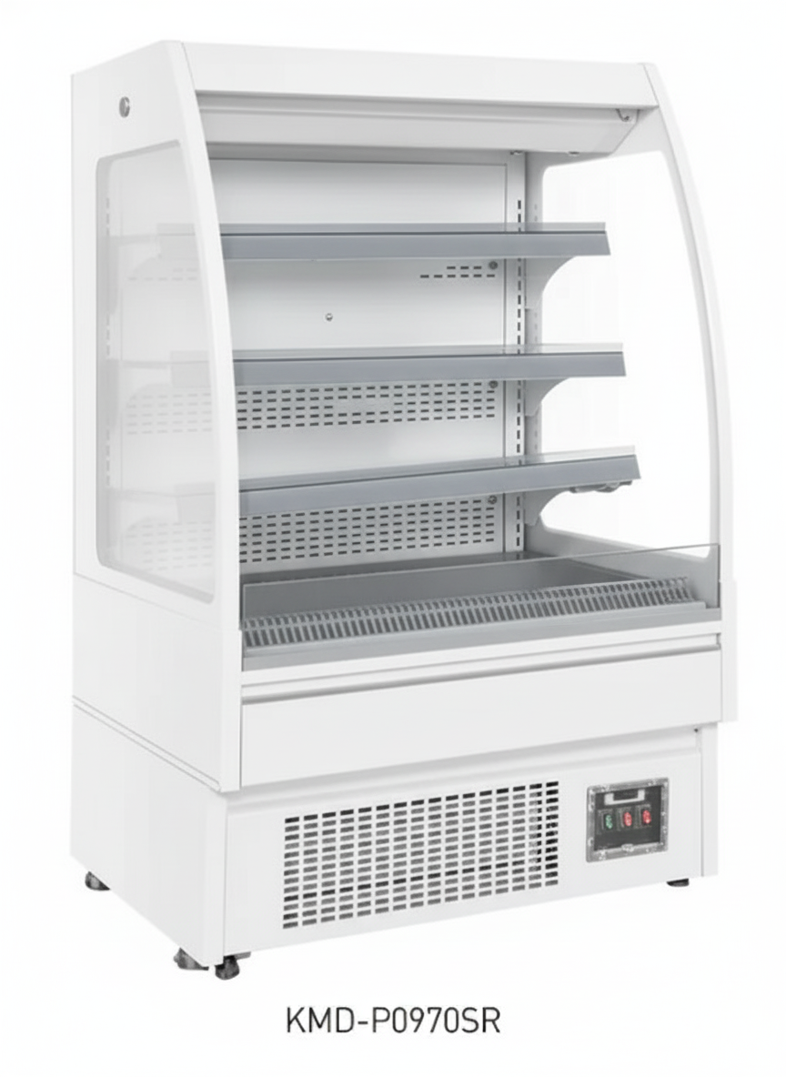 Beverage Showcase - White Color - 90 cm