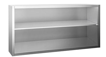 Open Wall Cabinet with Middle Shelf