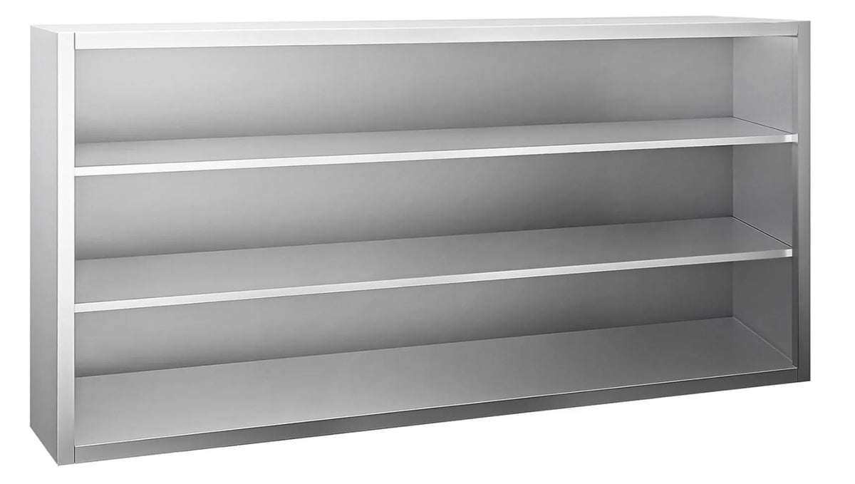Open Wall Cabinet with Two Middle Shelves