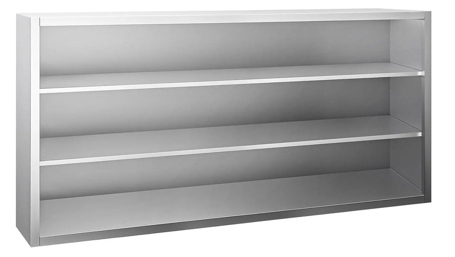 Open Wall Cabinet with Two Middle Shelves