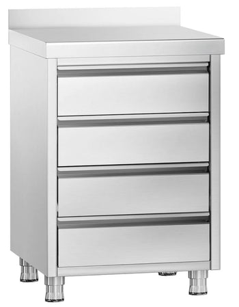 Drawers cabinet - 4 drawers with Backsplash