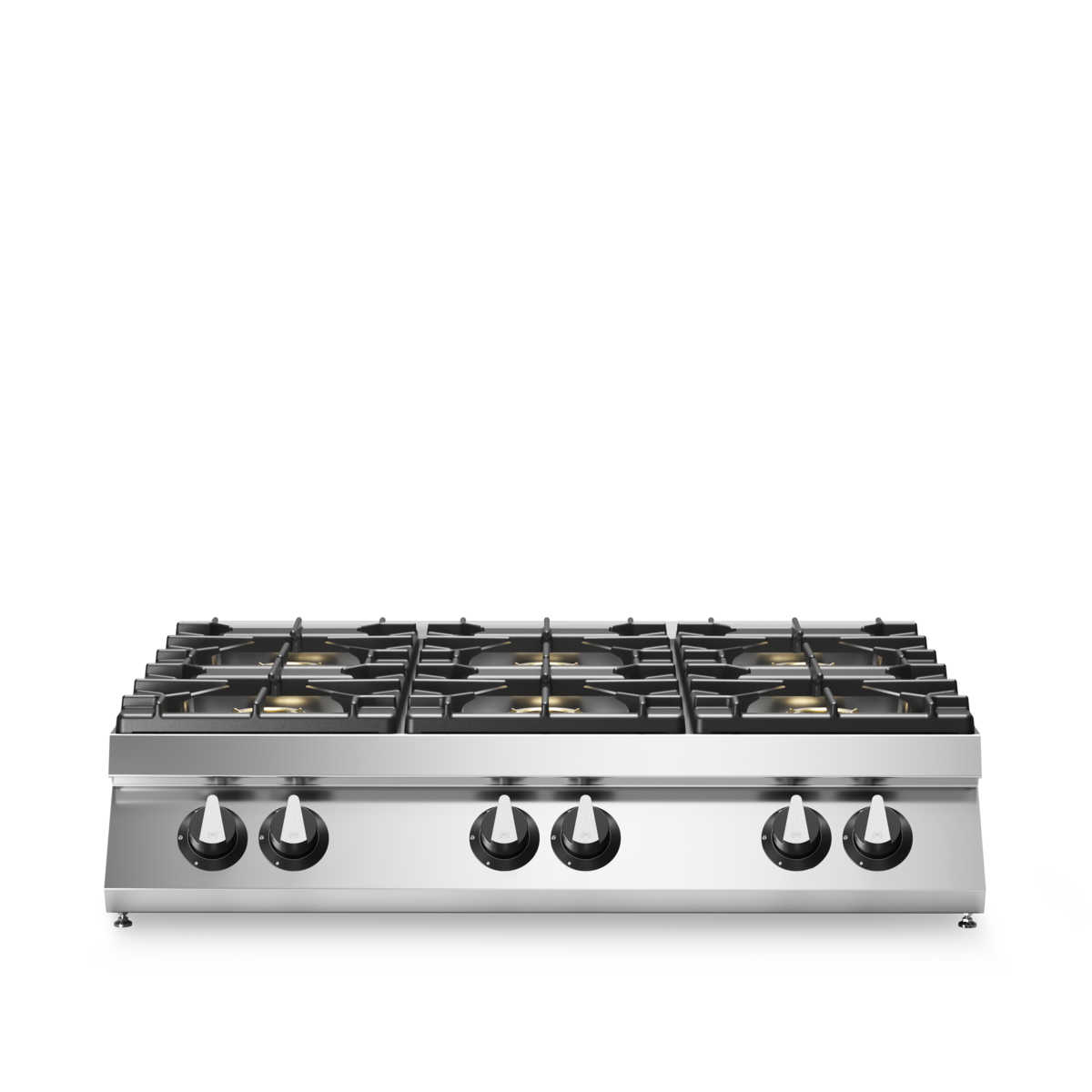 Gas Cooking Range 6 Burners Table Top