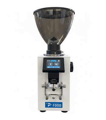 Coffee Grinder - Squared Body - White Color