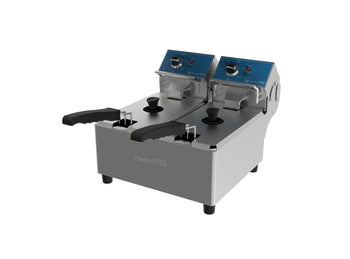 Countertop deep double fryer - 2*5LT oil tank