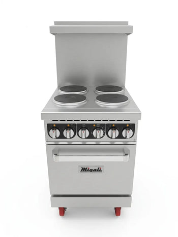 Migali 4 Burner Electric Range with Oven 60cm