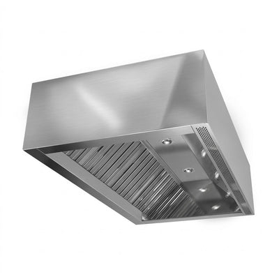 Commercial Island Kitchen Exhaust Hood – Double Skin with Fresh Air System