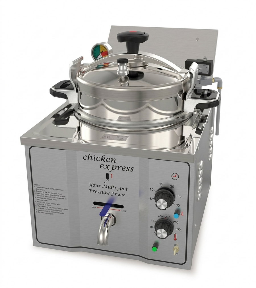 Electric Tabletop Pressure Fryer 10 L – P16ET – Cookline