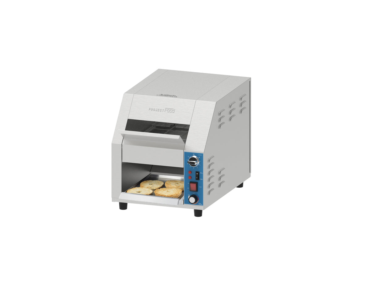 Horizontal Conveyor Toaster 2-Slice Stainless Steel - Project Food Italy
