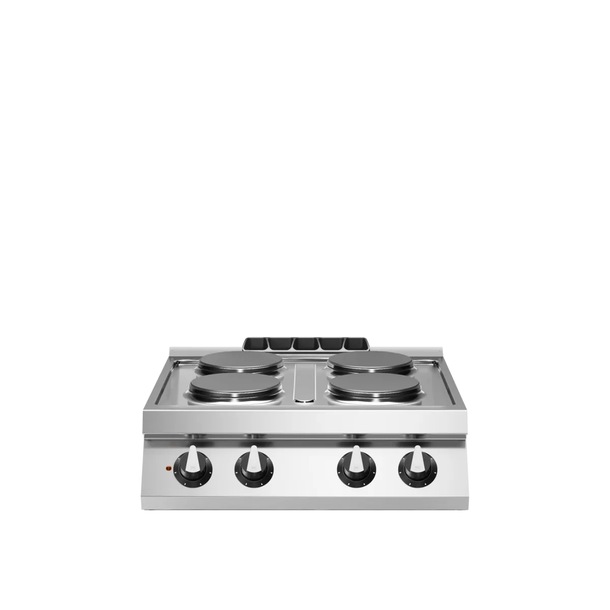 Electric Cooking Range 4 Round Plates Stainless Steel - Modular