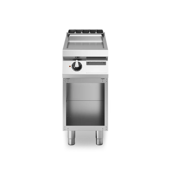 Electric Grill on Open Cabinet Stainless Steel - Modular