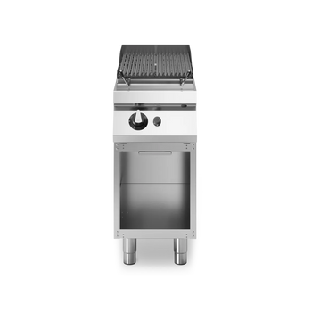 Gas Lava Stone Grill Stainless Steel - Modular