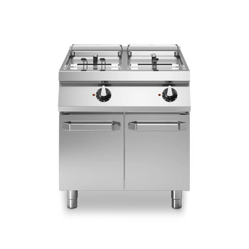 Electric Fryer on Cabinet 13+13L Stainless Steel - Modular